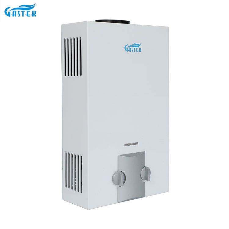 Тұрмыстық техника зауыты OEM ODM түтін түрі Қабырғаға орнатылатын 6L 10L 12L 16L 20L LPG, душқа арналған резервуарсыз жылдам газ гейзері